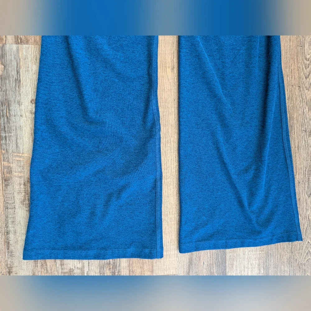 Beyond Yoga Spacedye At Your Leisure Bootcut Pant High Waisted Blue Sz L - Picture 6 of 16